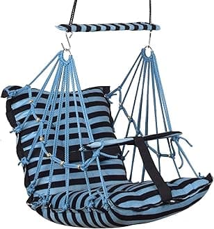 ToyaFox® Cotton Hanging Cradle for Baby Swing for Kids 1-5 Years with Safety Belt,Home and Garden Jhula for Babies Chair Children Swing, palna jokali Cradles dolna oonjal uyyala thottil
