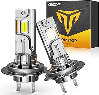 H7/H7LL Bulbs, 600% Ultra Bright, 10 Years Lifespan, 6500K White Lighting for Automotive Fog Lights, Plug and Play, 2 Pack