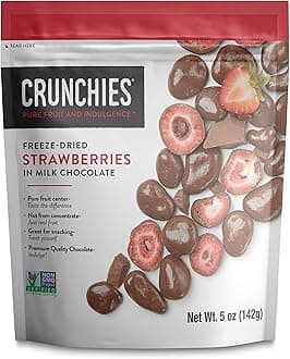 Milk Chocolate Covered Freeze-Dried Strawberries (Strawberries)
