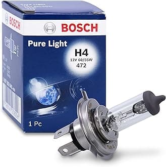 BOSCH BLB472 H4 Pure Light Bulb, 12 V, Yellow