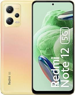 Redmi Note 12 5G (Sunrise Gold, 6GB RAM, 128GB Storage)