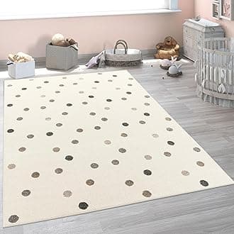 Paco Home Children's Rug Child's Room Girls Boys Various Motifs And Sizes, Size:160x220 cm, Colour:Beige 3