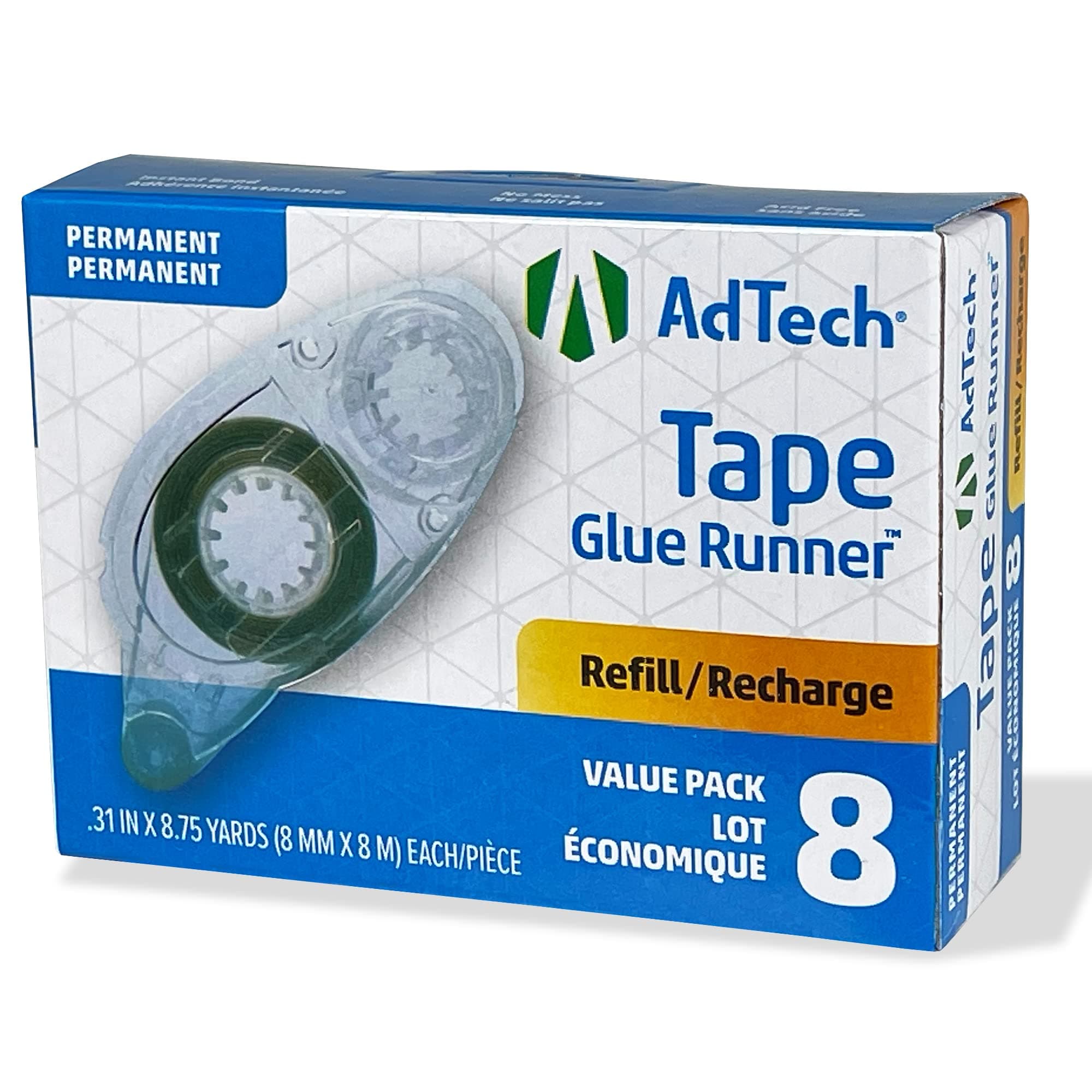 NEW! Crafter's Tape Refills 8/Pkg-Value Pack