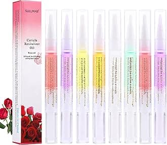 Nail Oil Cuticles Pens 8pcs Nail Care Kit 8 Smell Cuticle Pen Nutrition Oil Nail Art Professional Manicure Set for Nails Softener Nourish Skin