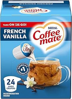 Coffee-mate French Vanilla Liquid Coffee Creamer 24 Ct Singles, 9 Fl Oz