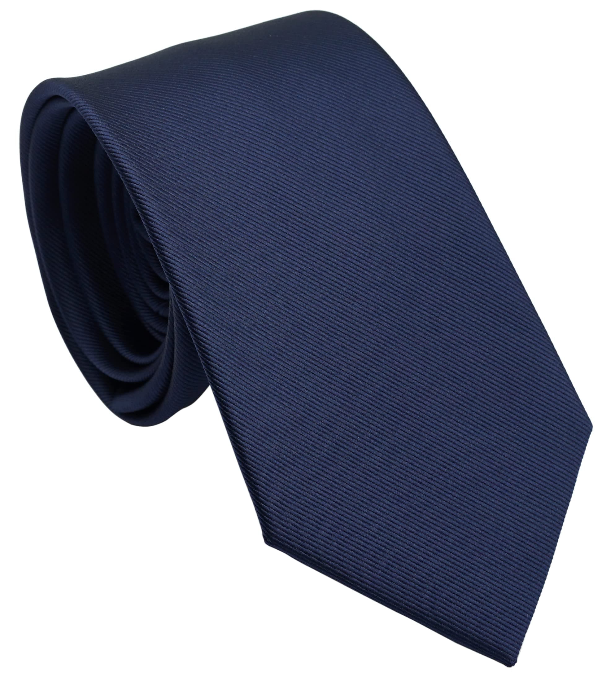 Extra Long Solid Tie for Men Big and Tall, 63 or 70 inch XL Plain Ties