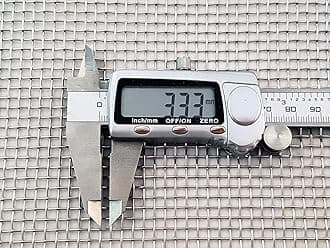 3.33mm Hole Size - Stainless Steel 304L - Cut Size: 15cm x 15cm - 6 Mesh Count - Woven Wire Mesh - By Inoxia