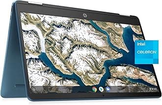 HP X360 14" HD Touch Chromebook, Intel Celeron N4120, 4GB RAM, 64GB eMMC, Intel UHD Graphics 600, Forest Teal, Chrome OS, 14a-ca0790wm