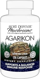 Agarikon Capsules - Immune System Support Supplement - Mushroom Supplement to Aid Immune Functions & Cell Strength - Herbal Dietary Supplement - 120 Capsules (120 Servings)*