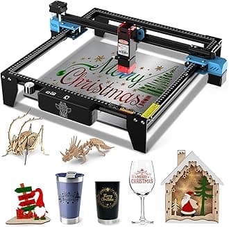 TTS-10 PRO 10000mW Laser Engraver Machine Laser Cutter Laser Cutting Engraving Tool Engraving Machine for Wood Metal Aluminum Glass Leather