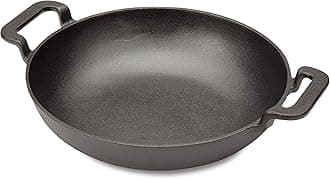 CCW-800, Pre-seasoned Cast Iron Grilling Wok, 10"