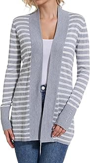 Spicy Sandia Women's Cardigan Sweaters Long Dressy Casual Lightweight Open Front Knit Cardigans for Spring Early Fall