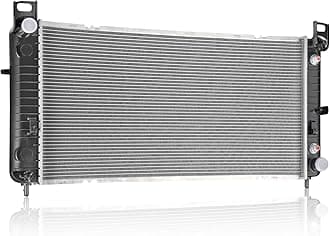 34" Core Radiator Complete Assembly Compatible with 2003-2007 H2 6.0L 2008-2009 H2 6.2L Replace# 2423