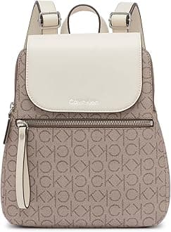 womens Reyna Signature Key Item Flap Backpack Calvin Klein Reyna Signature Key Item Flap Backpack