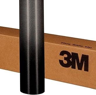 3M 1080 CF12 / CFS12 Black Carbon Fiber 5ft x 50ft (250 Sq/ft) Car Wrap Vinyl Film