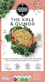 STRONG ROOTS The Kale & Quinoa Burger, 300g (Frozen)