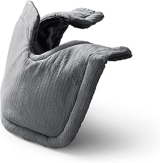 Sunbeam Heating Pad for Neck and Shoulder Pain Relief with Auto Shut Off and Moist Heating Option 22 x 14 Grey