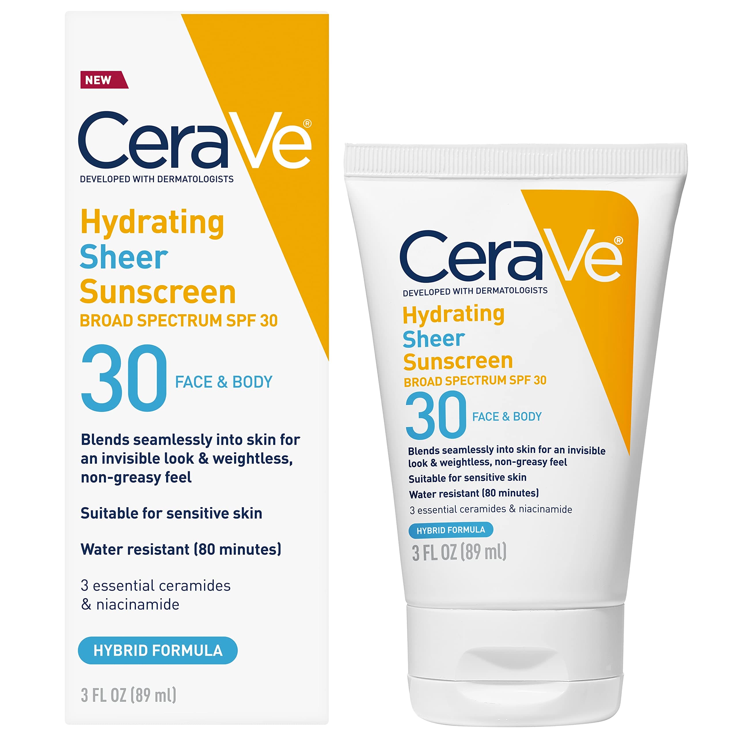 Hydrating Sheer Sunscreen – Face & Body SPF 30