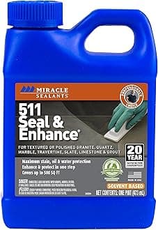 Miracle Sealants 511 Seal & Enhance Premium Enhancing Sealer for Stone & Tile, Pint