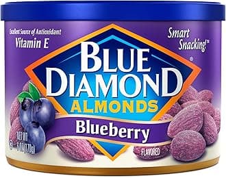 Classic Blueberry Flavored Sweet Snack Nuts perfect size for On-the-go, Lunch, Adults and Kids, 6oz Can