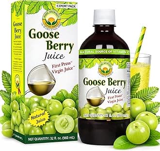 Amla (Gooseberry) Juice | 32.46 Fl Oz (960ml) | Rich in Natural Vitamin C for Immunity, Skin Glow & Hair Health | Herbal Detox & Daily Ayurvedic Wellness Drink | No Added Sugar