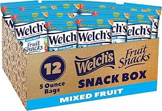 Welchs Mixed Fruit Fruit Snacks, 5-Ounce (Pack Of 12)