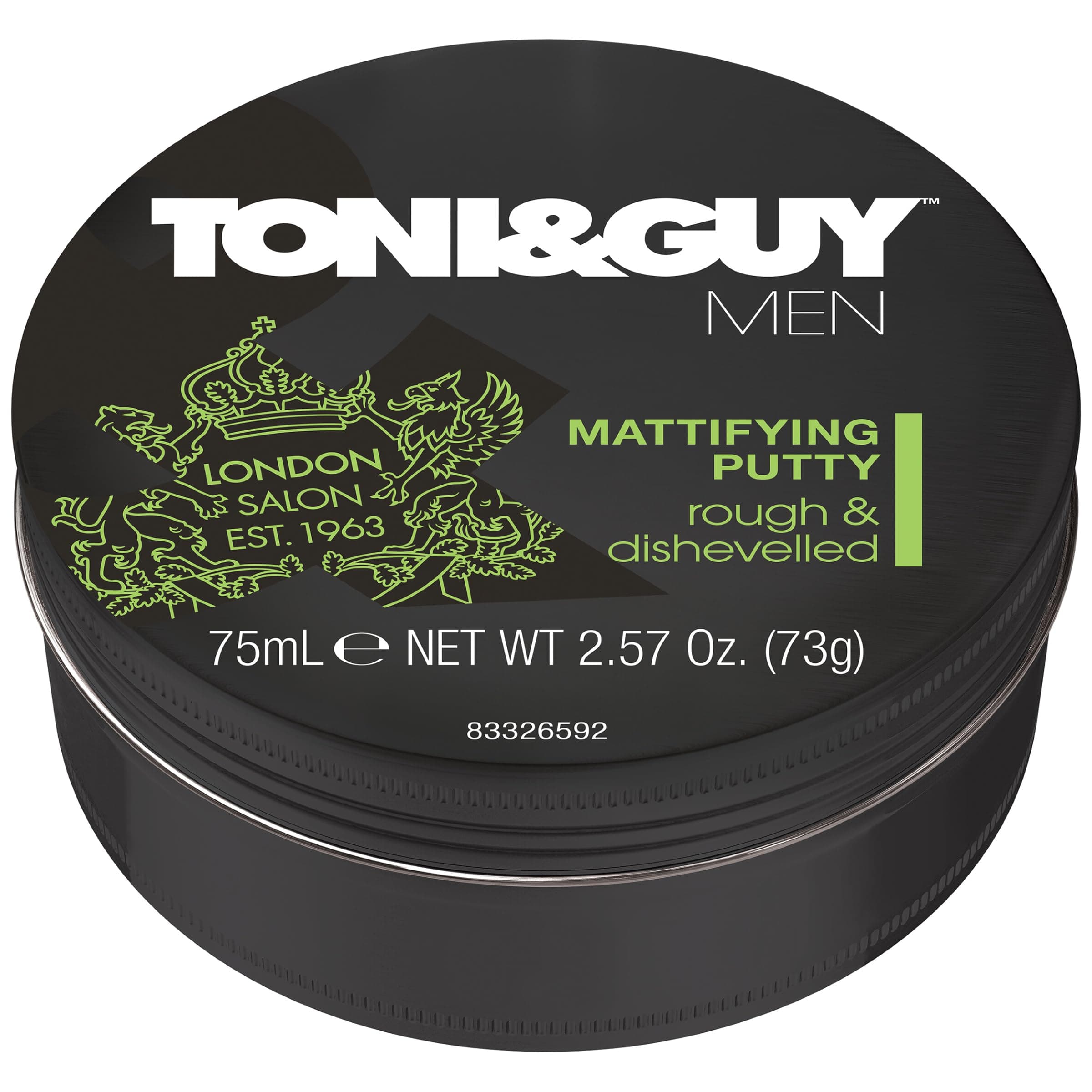 Toni & Guy Men Mattifying Putty, 2.7 oz (Toni&Guy Workable Matte Paste 75ml)
