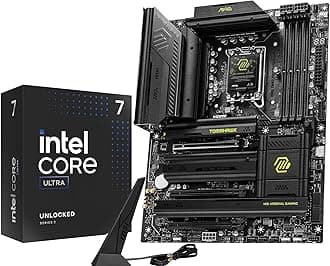 Micro Center CPU Motherboard Combo - Intel Ultra 7 265K 20-Cores LGA 1851 Desktop Processor Bundle with MAG Z890 Tomahawk WiFi Gaming Motherboard