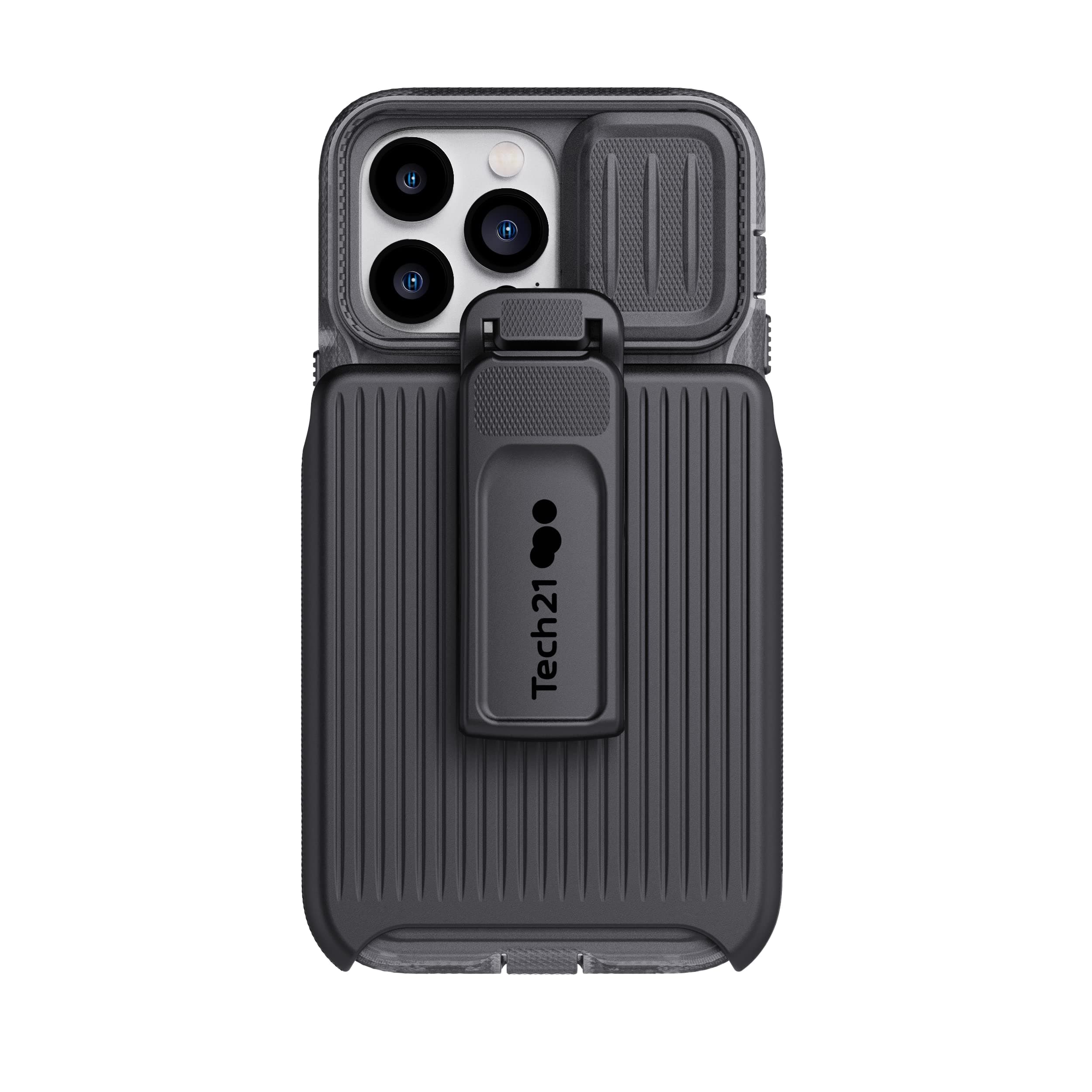 tech21 iPhone 14 Pro Max Evo Max Compatible with MagSafe – Durable, Shock-Absorbing and Rugged Phone Case with Holster and 20ft FlexShock Multi-Drop Protection