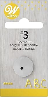 Wilton Decorating Tip, No.3 Round
