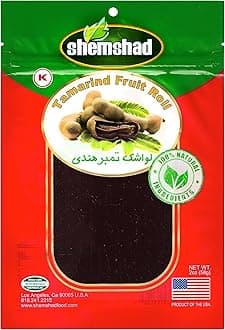 Shemshad Lavashak Tamarind Authentic Persian Style Fruit Leather Sour and Salty Fruit Layer Made in USA Certified Kosher 2oz لواشک تمر هندی