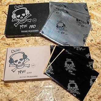 VANDALISED- DeadMat - Sound Proofing/Deadening Butyl & Foil Sheets – Car/Camper/Van/Caravan - Multi Options (Pro 2.2mm, 20 sheets)