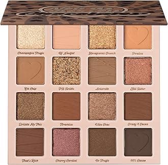 ColourpopShadow Palette - Brown, Gold & Neutral Palette with Metallic and Matte Finishes - High-Pigment Makeup with a Long- Not a Box of Chocolates (0.79 oz)