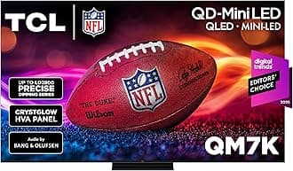 85 Inch Class QM7K Series | Mini LED QLED 4K HDR | 85QM7K, 2025 Model | 120HZ-144HZ Anti Reflective Screen Smart Google TV Dolby Atmos Onkyo Audio | Voice Remote Alexa Gaming Streaming Television