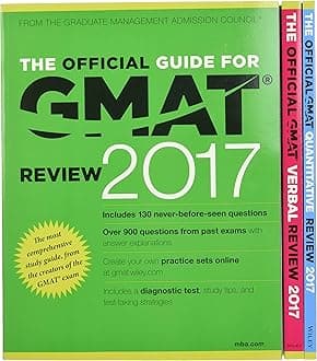 WILEY The Official Guide to the GMAT Review 2017 Bundle + Question Bank + Video Paperback – Facsimile, 29 August 2016