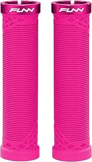 Funn Hilt Mountain Bike Handlebar Grips with Single Lock On Clamp, Lightweight and Ergonomic Bicycle Handlebar Grips with 22 mm Inner Diameter, Unique Patterned Bicycle Grips for MTB/BMX