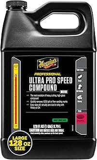 Meguiar's Professional Ultra Pro Speed Compound M11001 - Pro Paint Repair Compound for a fast, uniform cut and high gloss finish - Amazing results by DA Polish or Rotary, 120 oz, 1 gallon