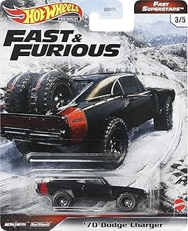 Hot Wheels Fast & Furious Premium Fast Superstars '70 Dodge Charger 3/5