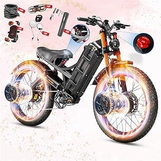 eAhora 2026 Romeo Pro 3/2 50-46Mph Electric Bike for Adults 5600W/4000W/2500W Dual Motor Ebike 60V/80Ah 52V/70Ah Long Range Fat Tire Full Suspension Electric Mountain Bicycle