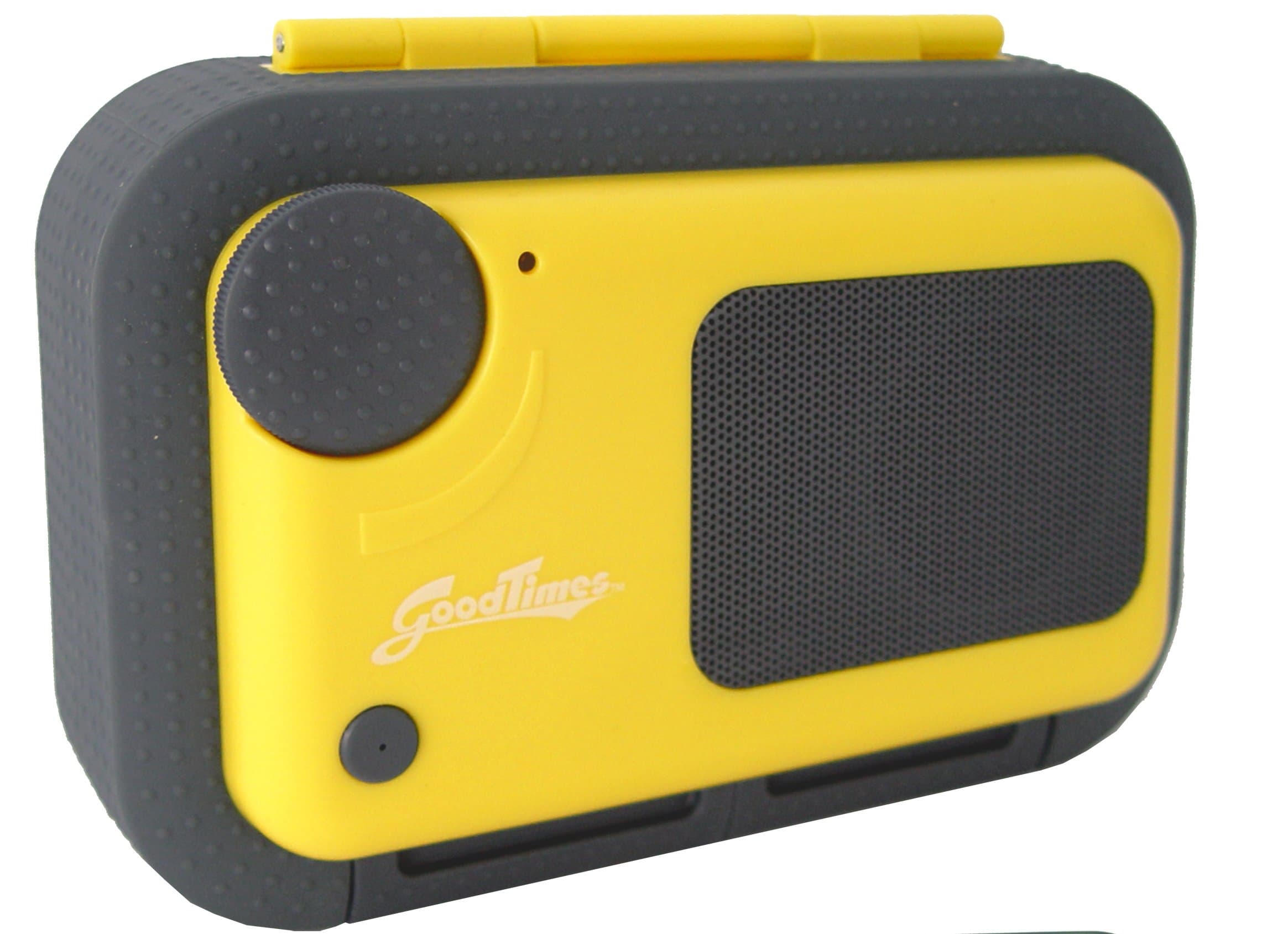 Good Times Floating Waterproof Speaker Case for All iPhone and Android Phones (Yellow)