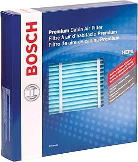 BOSCH 6004C HEPA Cabin Air Filter - Compatible with Select BMW 320i, 323Ci, 323i, 325Ci, 325i, 325xi, 328Ci, 328i, 330Ci, 330i, 330xi, M3, X3, Z3