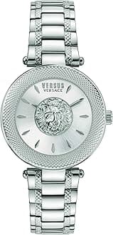 Brick Lane Lion Collection Luxury Womens Watch Timepieces with a Stainless Steel Bracelet and Case Featuring a Silver Dial