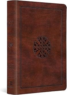ESV Large Print Compact Bible (TruTone, Brown, Mosaic Cross Design): English Standard Version Compact, Trutone Brown, Mosaic Cross Imitation Leather – Large Print, 30 Jun. 2017
