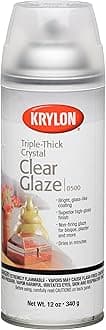 Krylon Triple Thick Clear Glaze Aerosol Spray, 12 oz