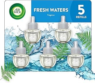 Air Wick Scented Oil 5 Refill, Fresh Waters, 3.38 Fl Oz
