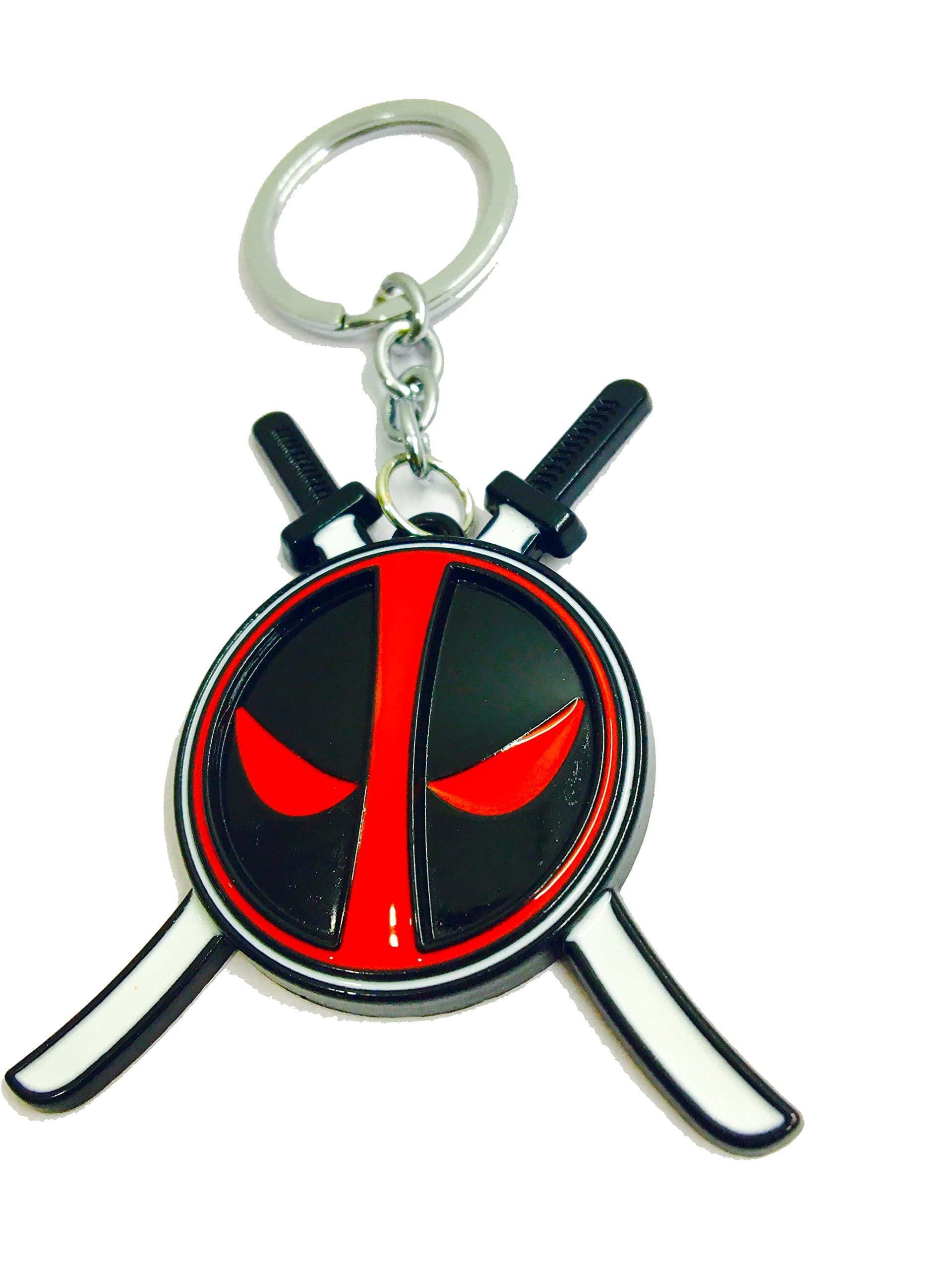 SmallAll Deadpool Swords Keychain (Red)