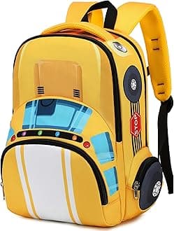 LEDAOU Kids Backpack for Boys Girls Preschool Kindergarten Elementary School Bookbag Toddler School Bag with Chest Strap