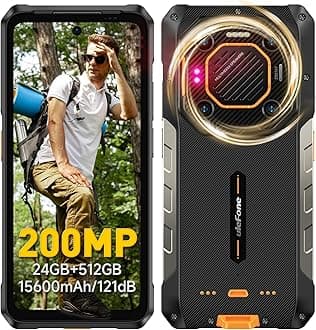 Ulefone Armor 26 Ultra 5G Rugged Smartphone, MTK Dimensity 8020 24GB+512GB, 200MP Quad Camera, 15600mAh(120W), 33W Dock Charging, 121dB Speaker, 6.78" FHD+ Corning Gorilla Screen, IP68/69K, Android 13