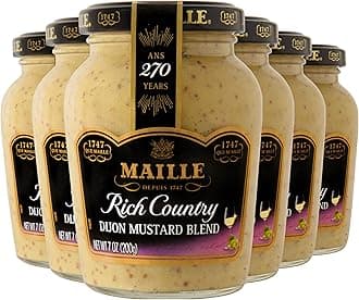 Mustard, Rich Country Dijon, 7 Oz , (Pack of 6)