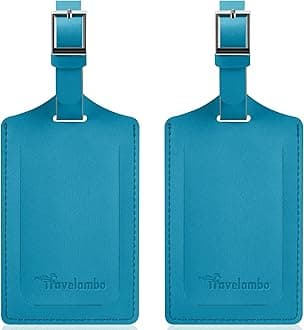 Travelambo Leather Luggage Tag